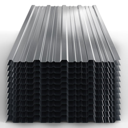 Set 12x Lastra profilata grigia 129x46cm