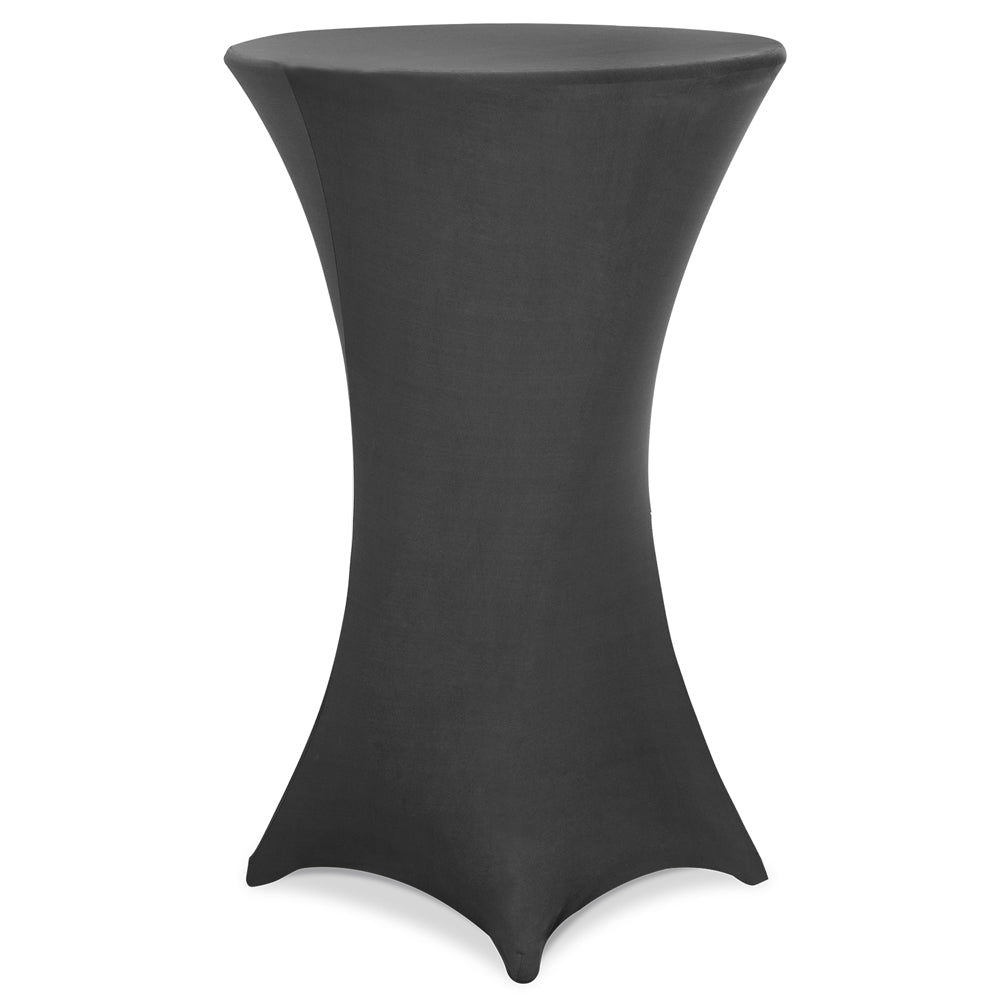 Copritavolo per tavolino alto antracite Ø80 cm