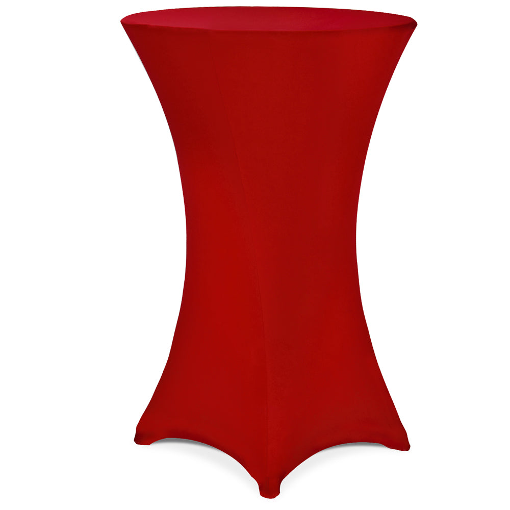 Copritavolo per tavolino alto Ø80 cm / rosso bordeaux