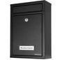 Cassetta postale nera 32x22x9cm