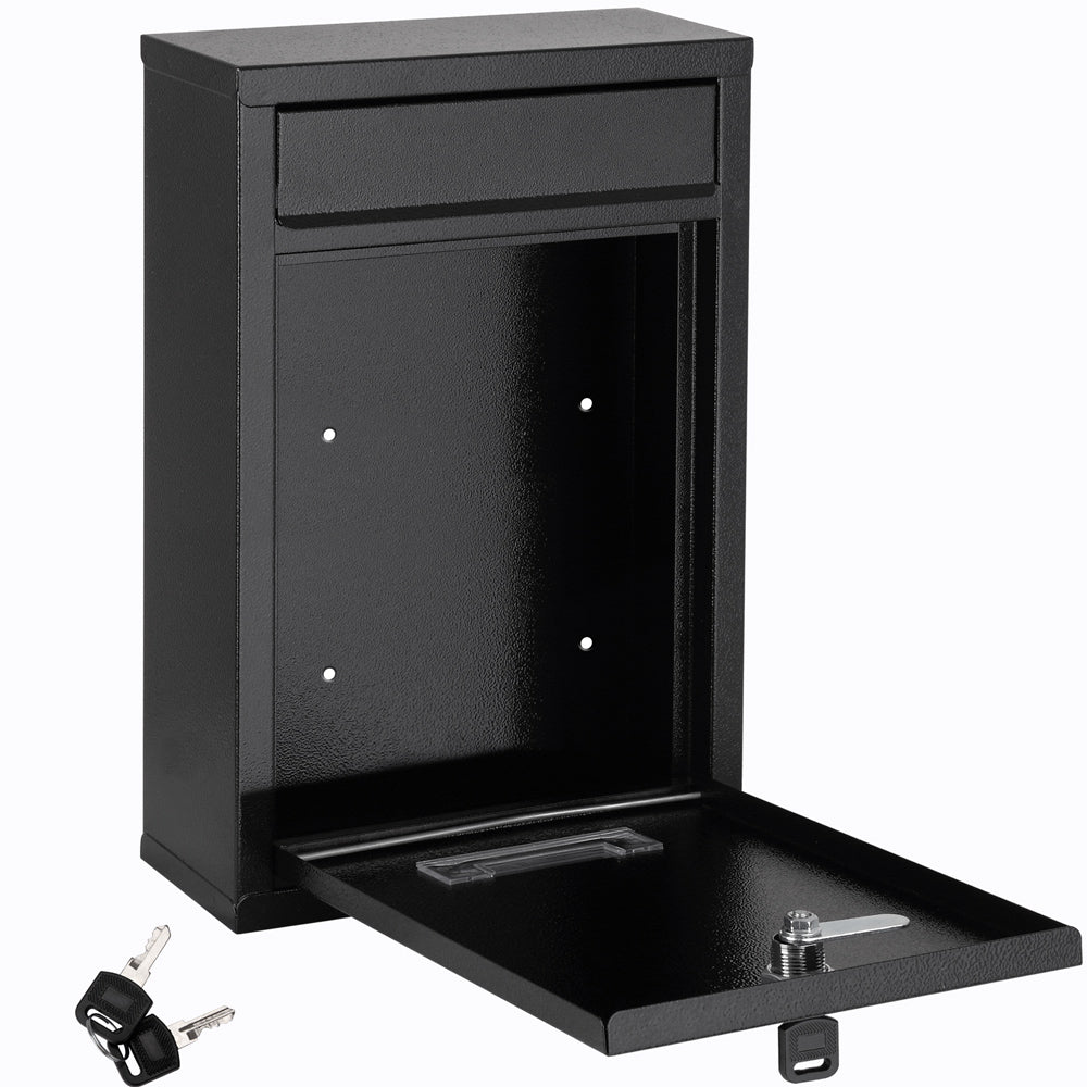 Cassetta postale nera 32x22x9cm
