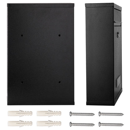 Cassetta postale nera 32x22x9cm