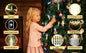 Candele albero di natale 30x LED bianco caldo batterie incl