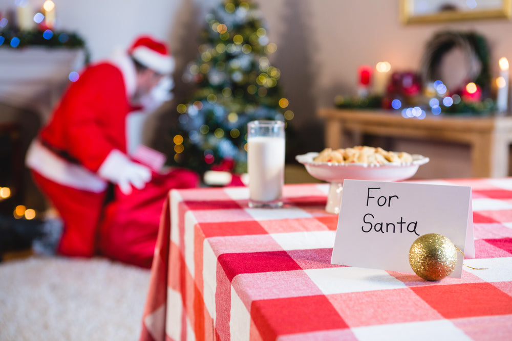 Costume babbo natale 5 pezzi rosso poliestere
