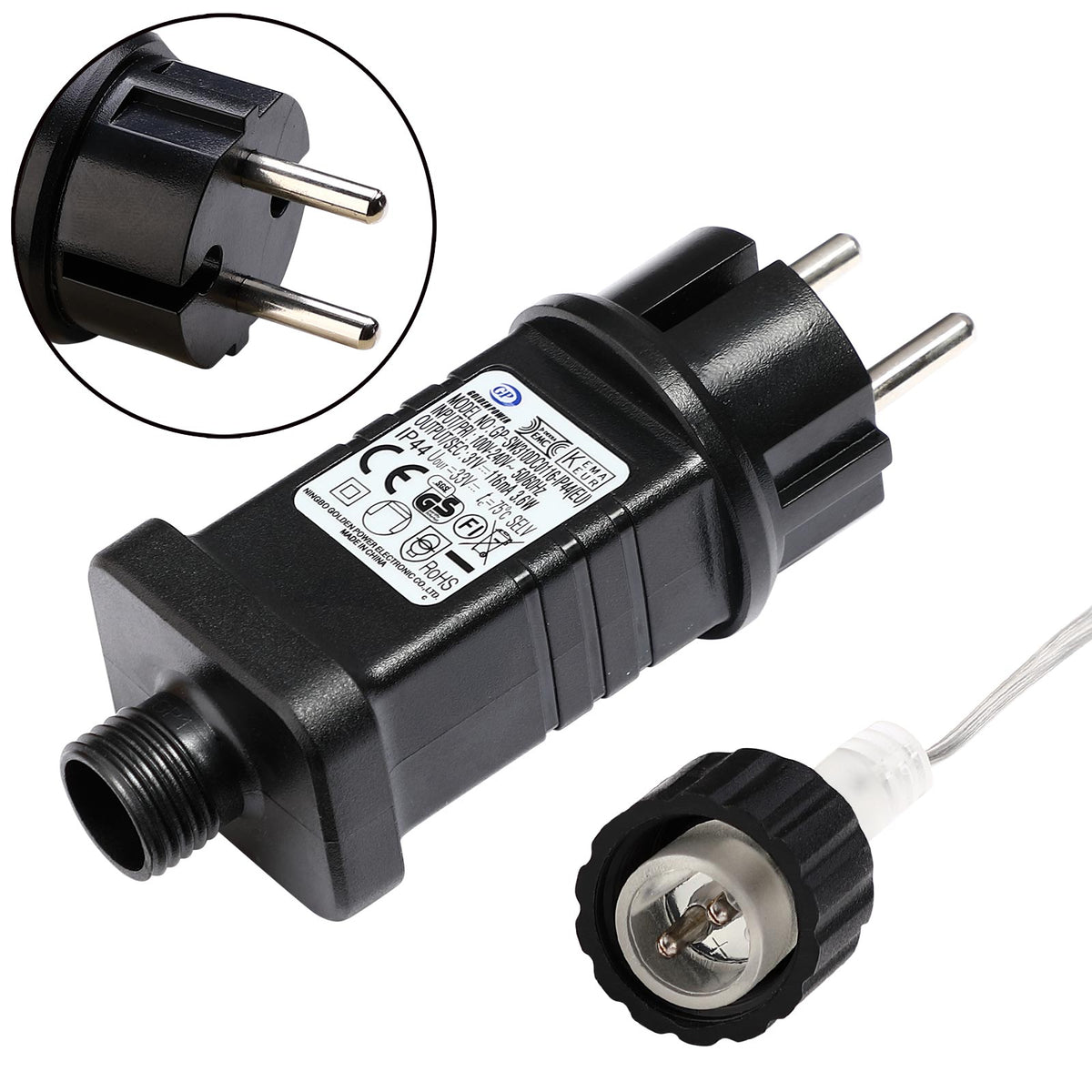 Luci di natale 80 stalattiti luminose LED 13m blu