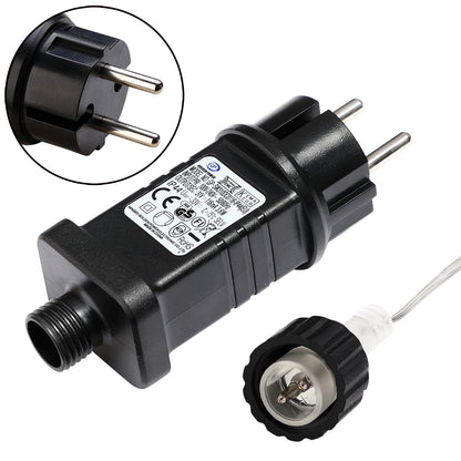 Luci di natale 80 stalattiti luminose LED 13m blu