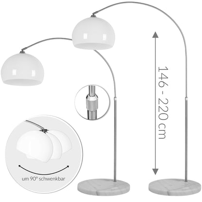 Lampada da pavimento 190-200cm regolabile