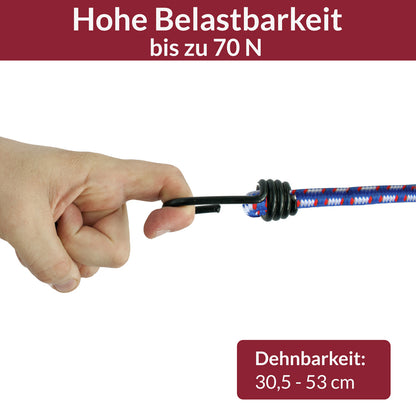 Set 10 x Corde elastiche 30,5cm x 8mm Ø
