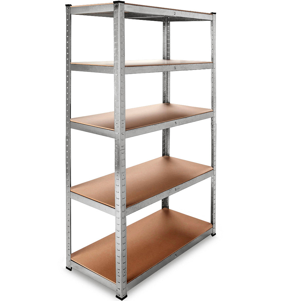 Set 2x Scaffali metallici 875kg metallo 180x90x40cm