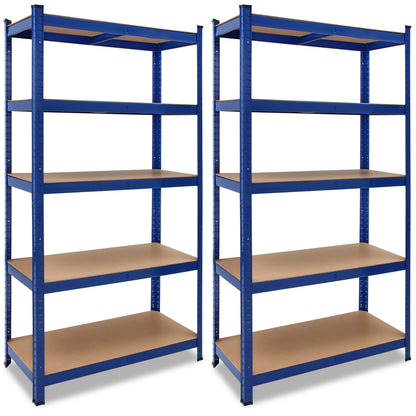 Scaffale alta portata 875kg metallo blu 180x90x40cm