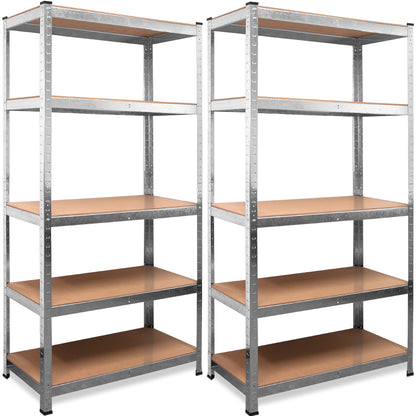 Scaffale alta portata 350kg metallo 170x75x30cm
