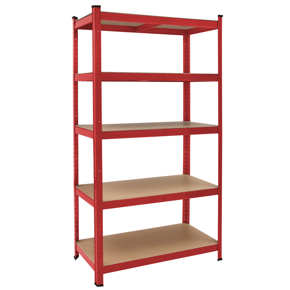 Scaffale alta portata 875kg metallo rosso 180x90x40cm