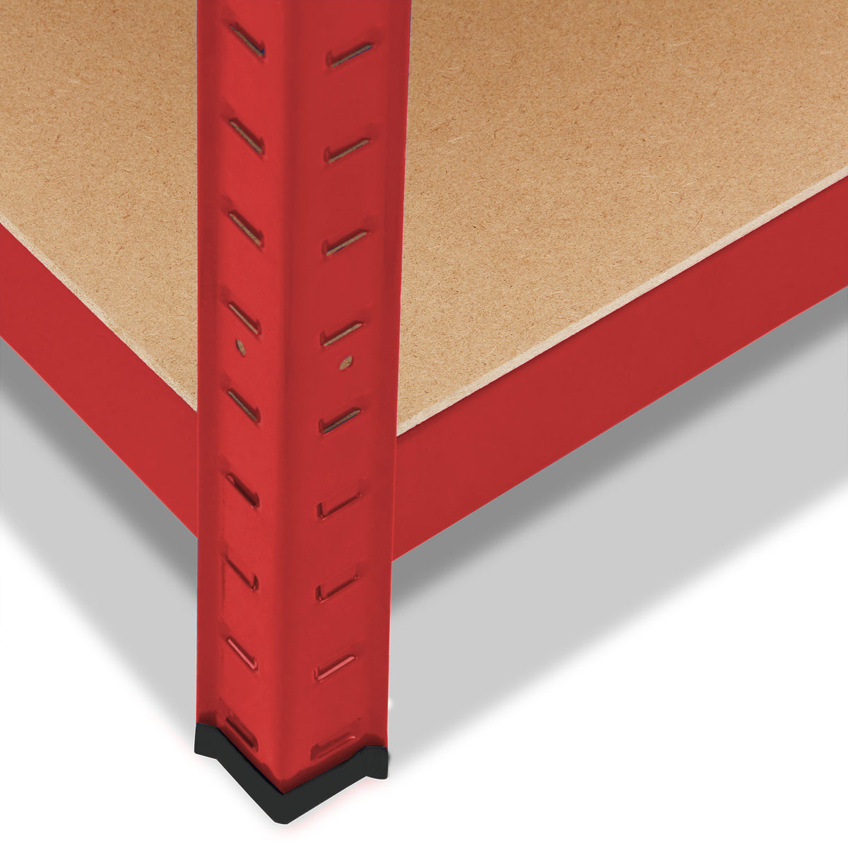 Scaffale alta portata 875kg metallo rosso 180x90x40cm