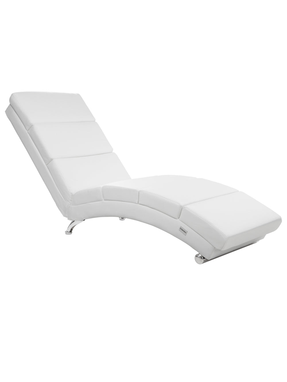 Poltrona da giardino relax London bianca 186x55x89cm