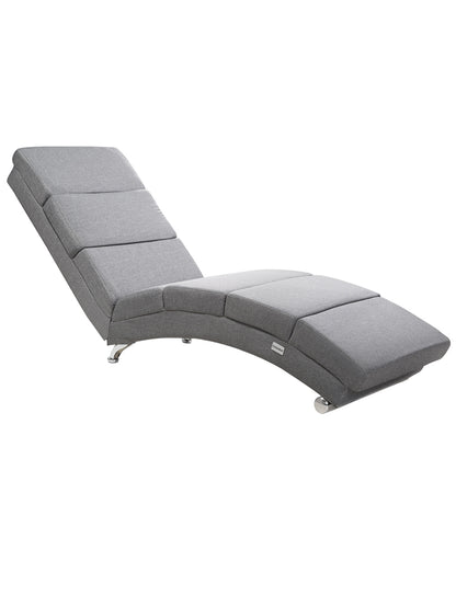 Poltrona relax London grigia tessuto