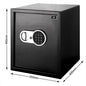 Cassaforte con combinazione elettronica nera 35x40x40cm