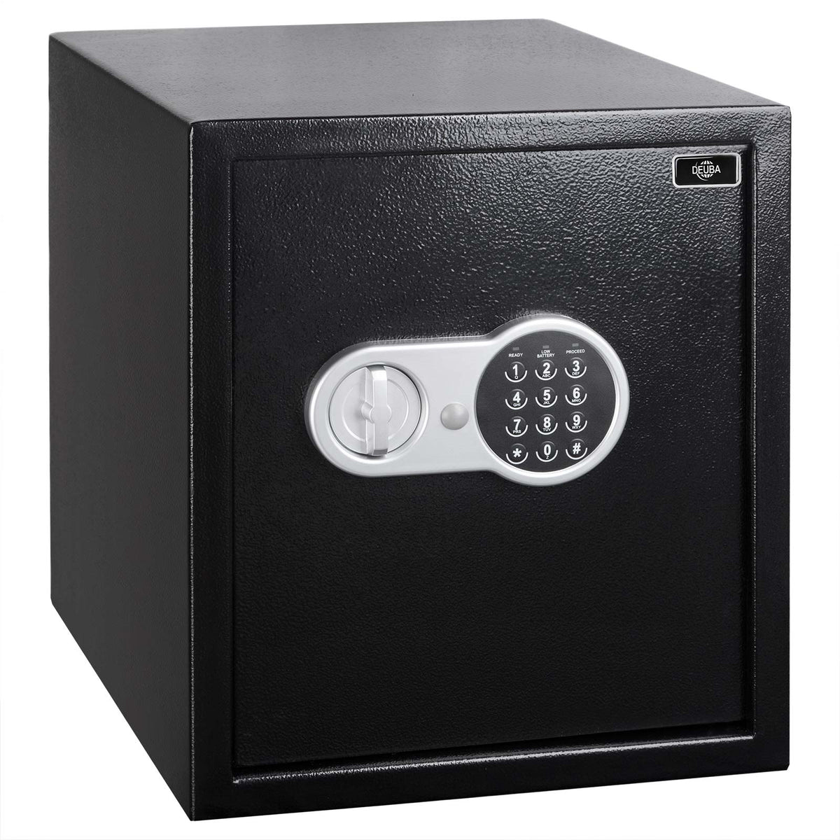 Cassaforte con combinazione elettronica nera 35x40x40cm