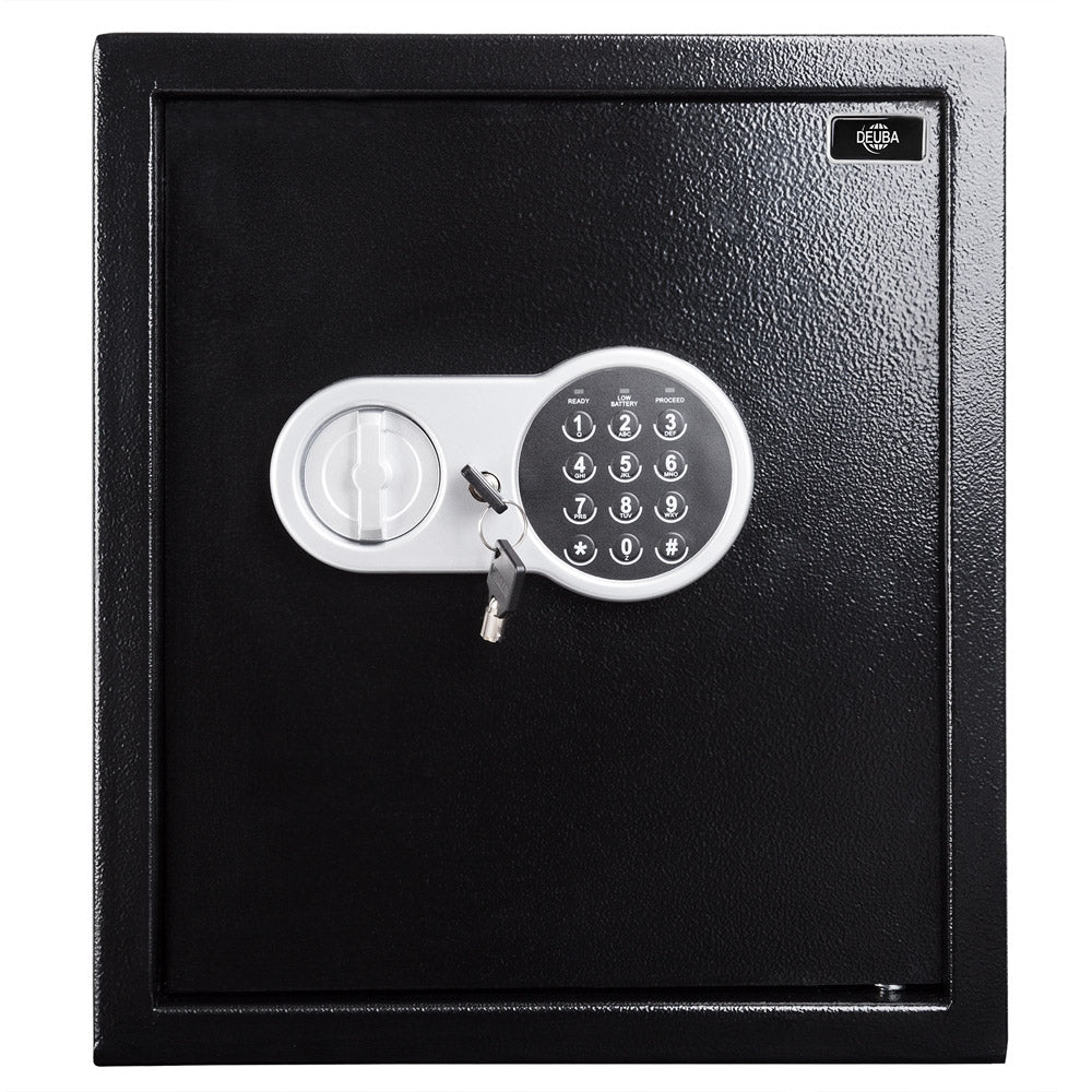 Cassaforte con combinazione elettronica nera 35x40x40cm