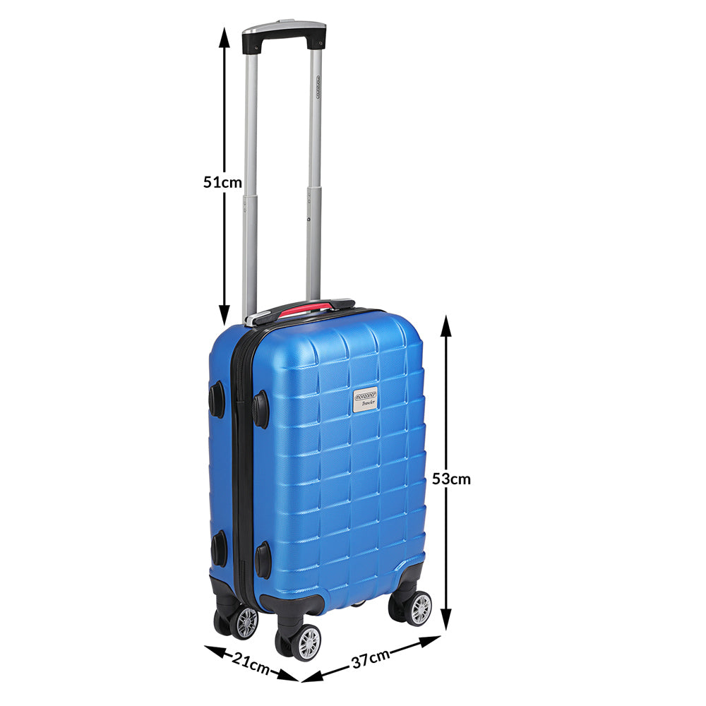 Set Valigie rigide blu M 61x31x21cm