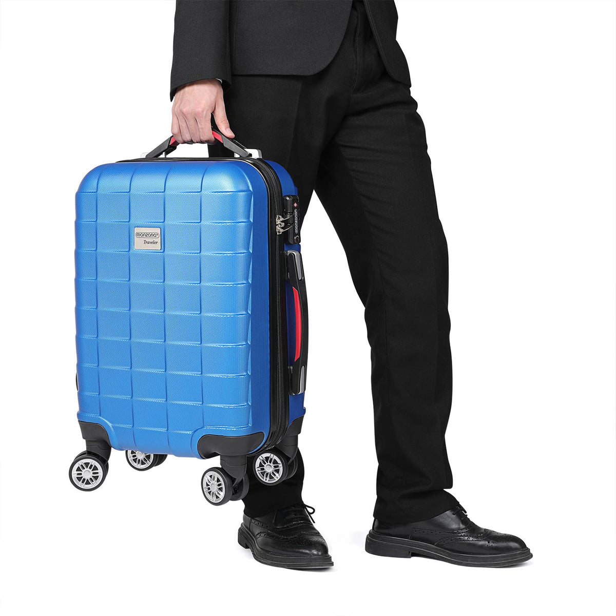 Set Valigie rigide blu M 61x31x21cm