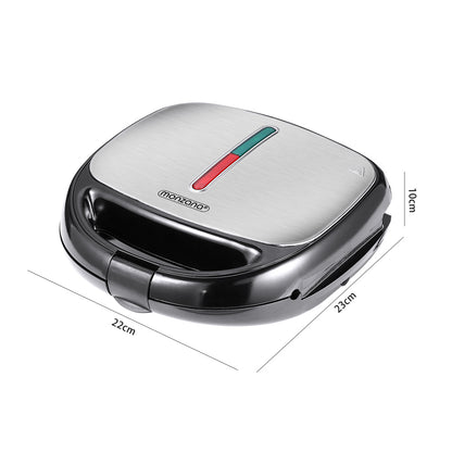 Grill a contatto 3 in 1 nero-argento 800 W