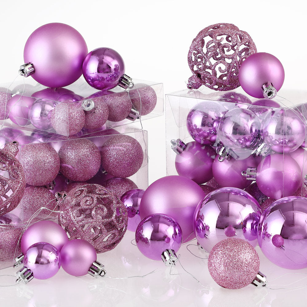 Palline di natale Set da 100 rosa