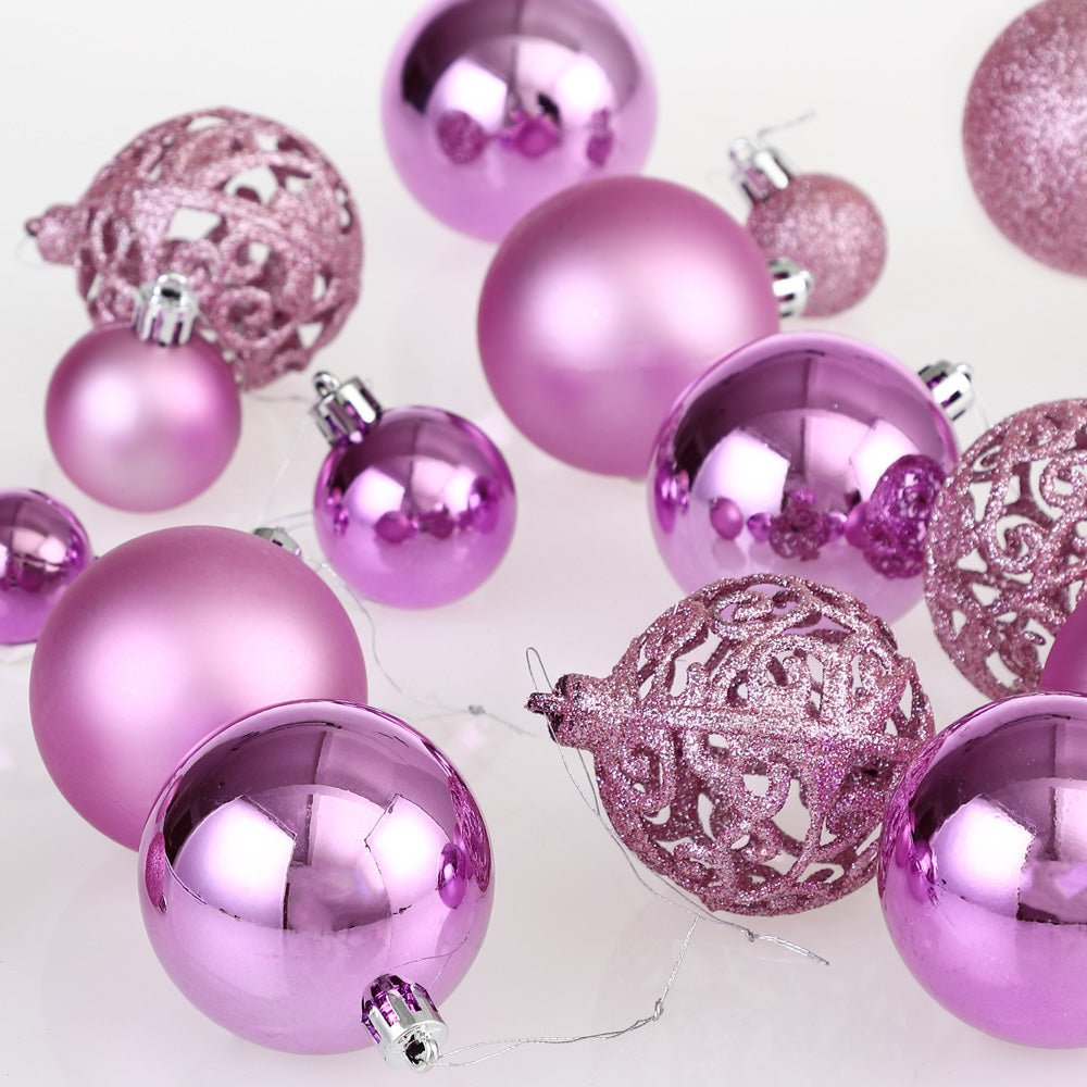 Palline di natale Set da 100 rosa