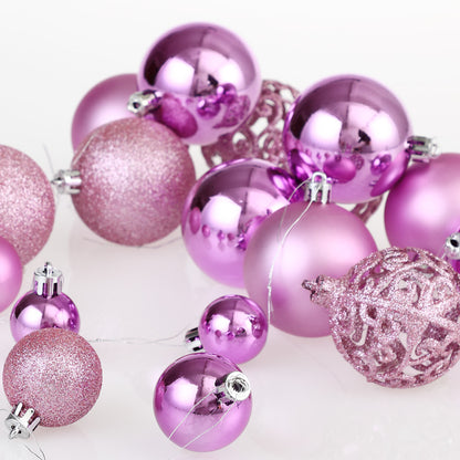 Palline di natale Set da 100 rosa