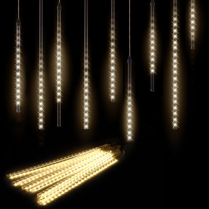 Luci di natale LED pioggia di diamanti bianco freddo