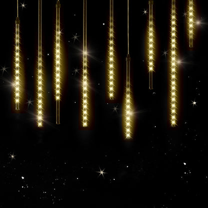 Luci di natale LED pioggia di diamanti bianco freddo