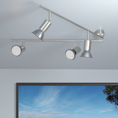 Plafoniera Amaryllis 4 luci LED rotonda 3W 300x125mm