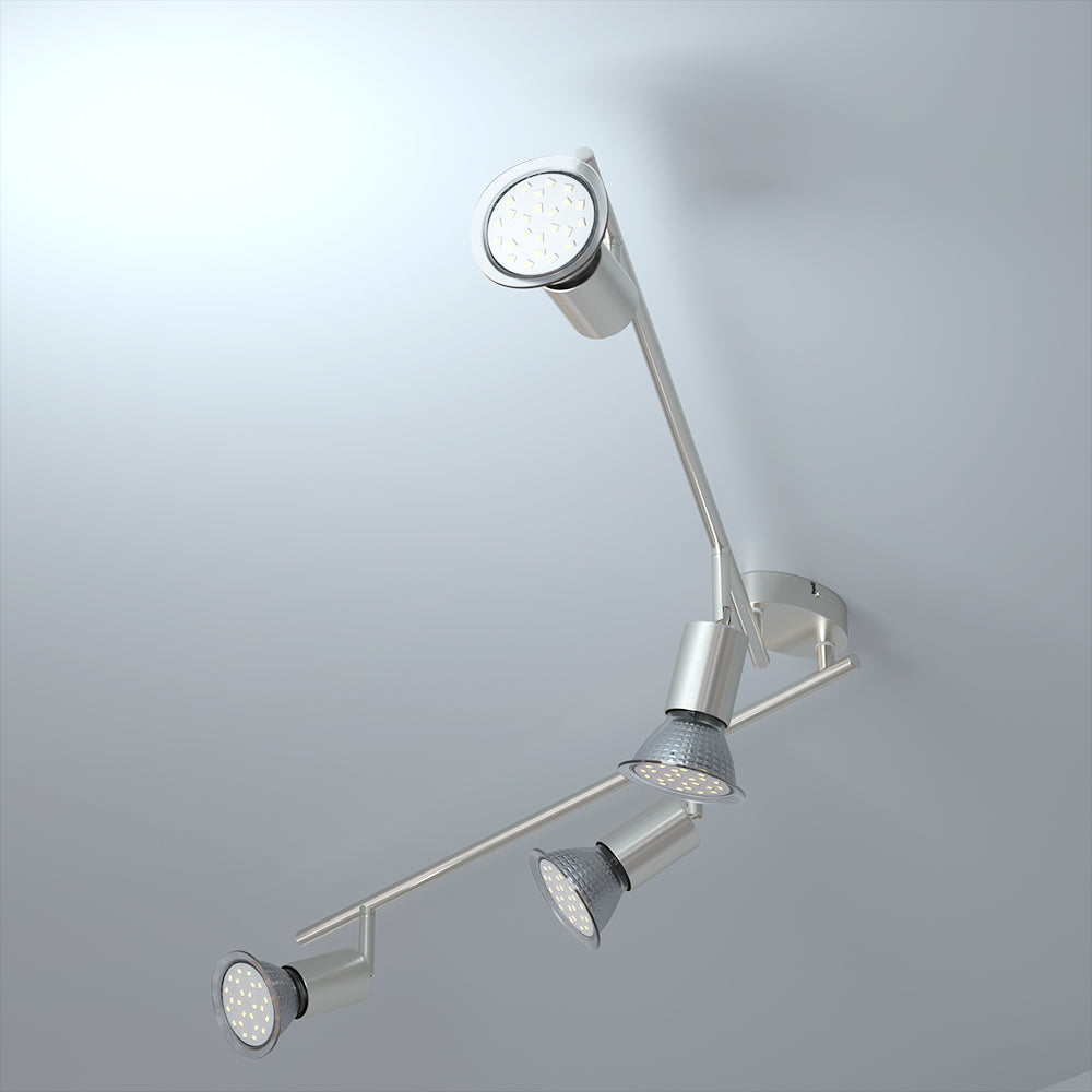 Plafoniera Amaryllis 4 luci LED rotonda 3W 300x125mm