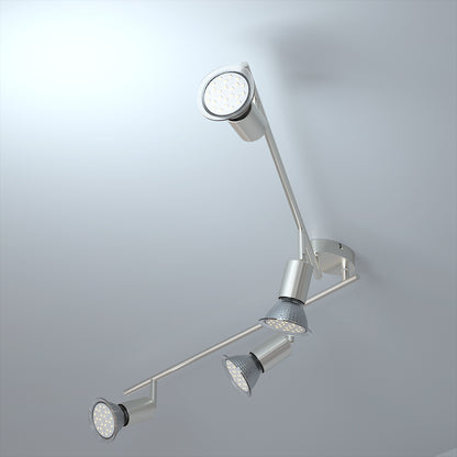 Plafoniera Amaryllis 4 luci LED rotonda 3W 300x125mm