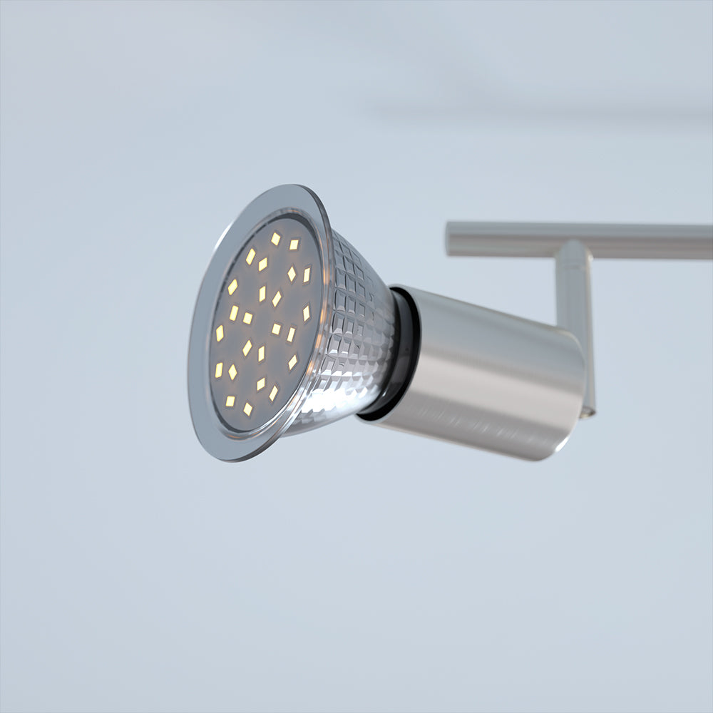 Plafoniera Amaryllis 4 luci LED rotonda 3W 300x125mm