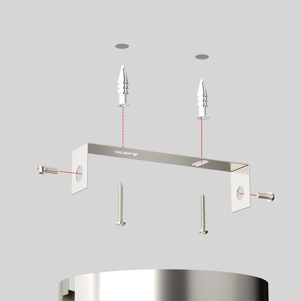 Plafoniera Amaryllis 4 luci LED rotonda 3W 300x125mm