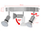 Plafoniera Amaryllis 3 luci LED rotondo 3W 190x105mm
