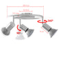 Plafoniera Amaryllis 3 luci LED rotondo 3W 300x125mm