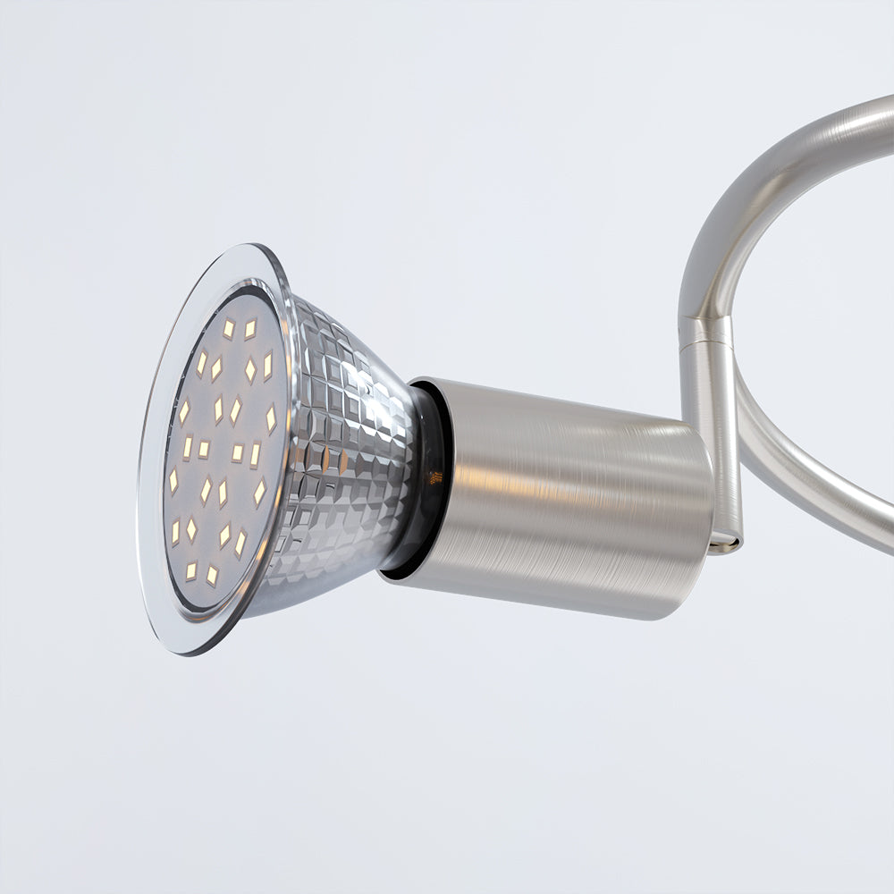 Plafoniera Amaryllis 3 luci LED rotondo 3W 300x125mm