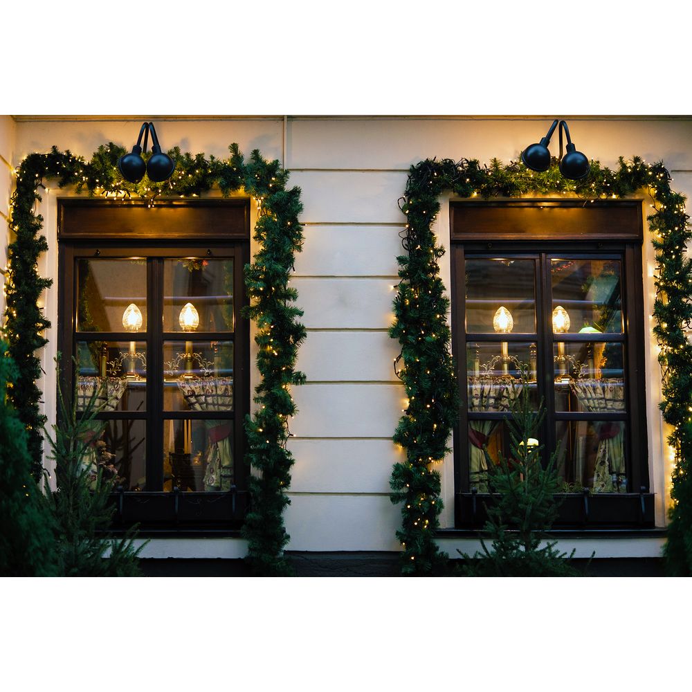 Ghirlanda natalizia 5m 100 LED con telecomando