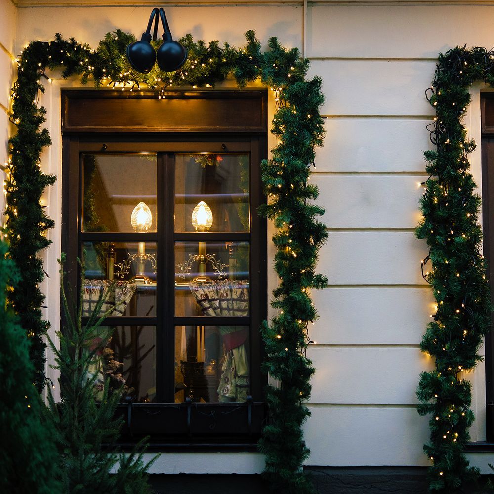 Ghirlanda natalizia 10m 200 LED per interni ed esterni