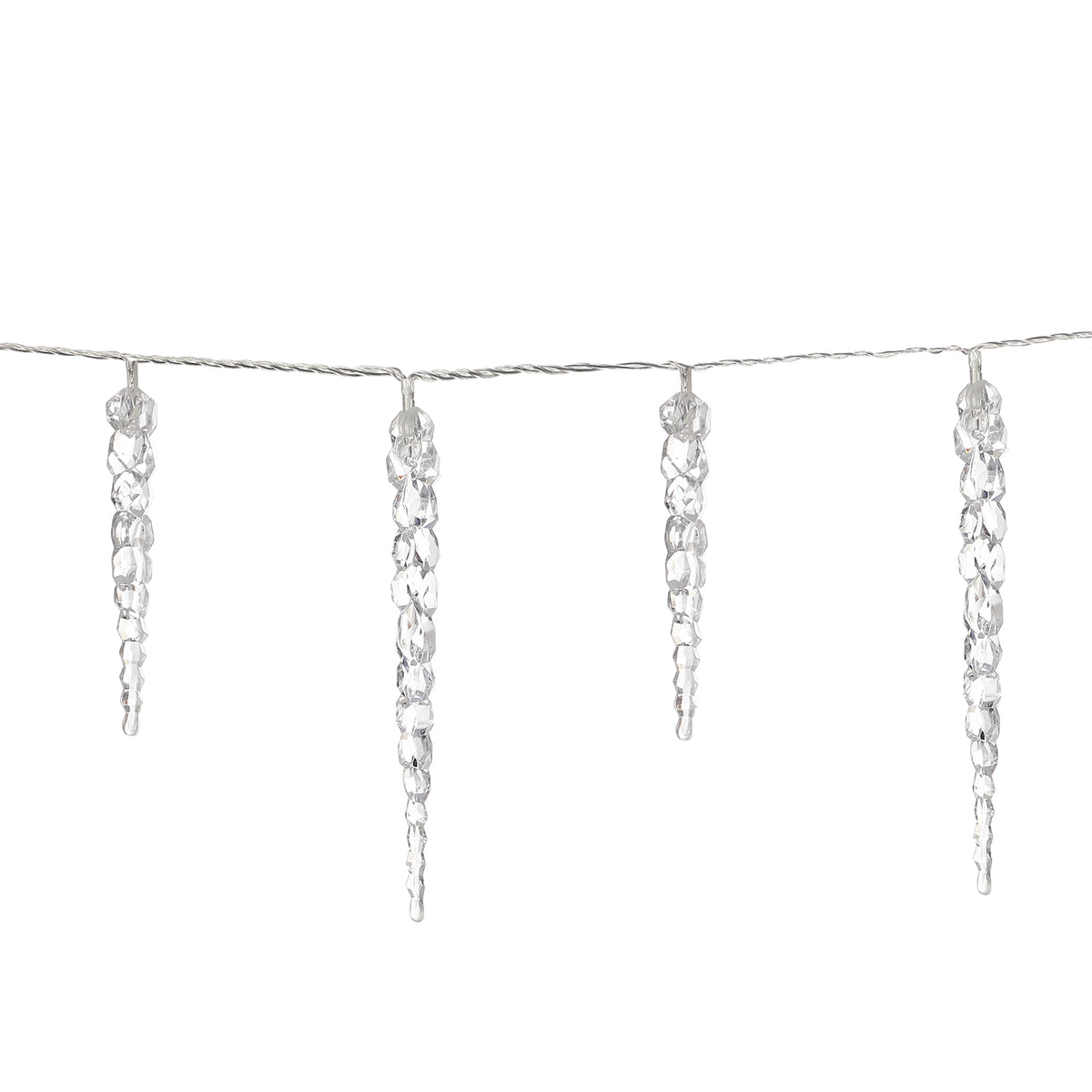 Catena di ghiaccioli LED 10,4m blu