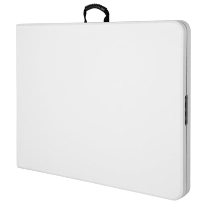 Tavolo da giardino bianco 220x70x72cm pieghevole