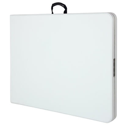 Tavolo da giardino bianco 220x70x72cm pieghevole