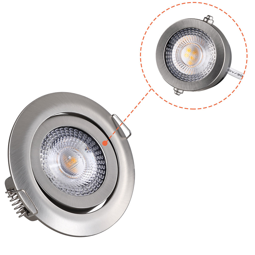 Luci da incasso LED dimmerabile set da 6 nuchel