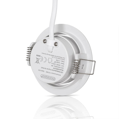 Luci da incasso LED dimmerabile set da 6 bianco