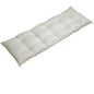 Cuscino per panchina da giardino crema 145x45x8cm