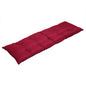 Cuscino per panchina da giardino rosso scuro 145x45x8cm
