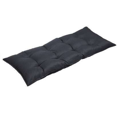 Cuscino copripanca imbottito 110x45x8cm antracite