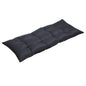 Cuscino copripanca imbottito 110x45x8cm antracite