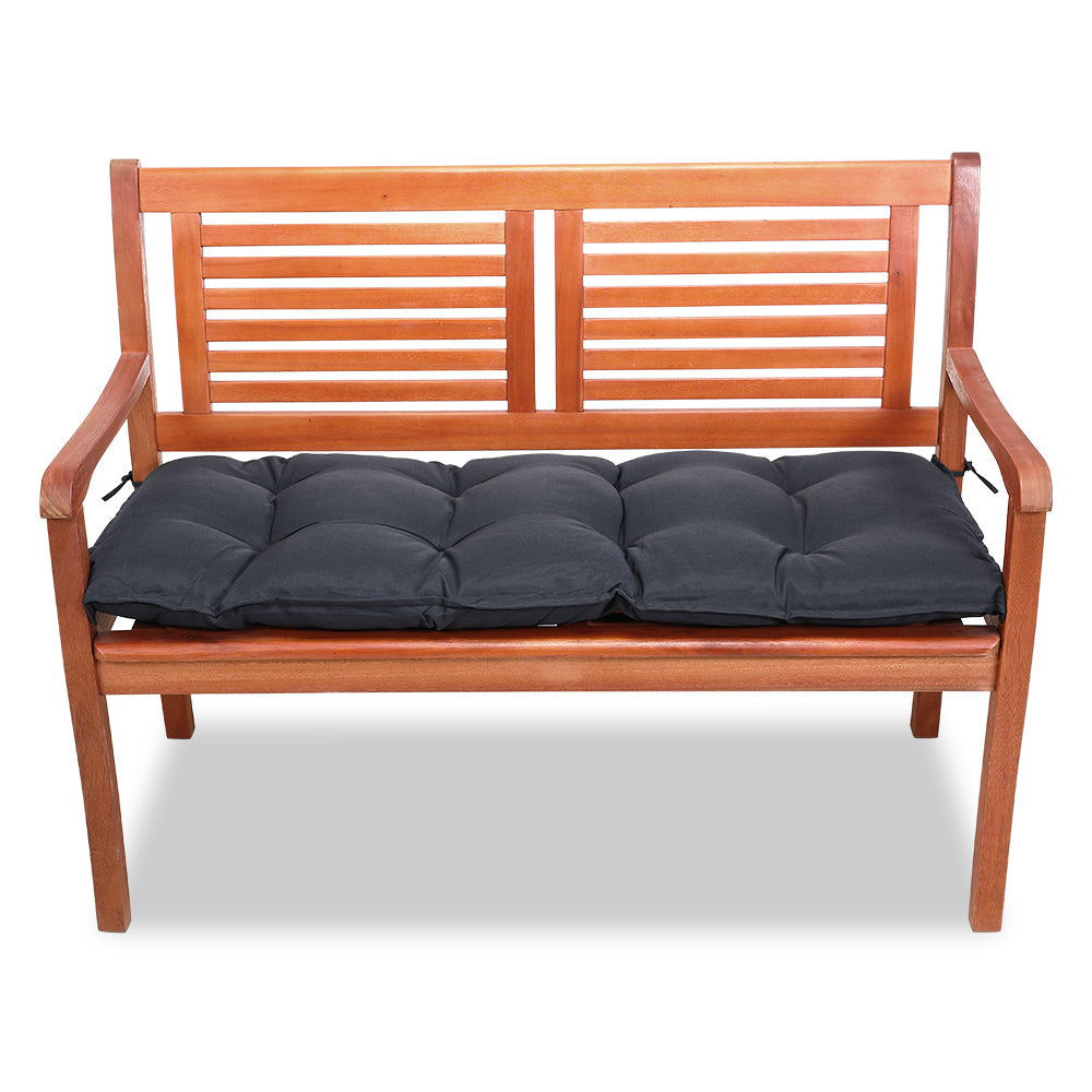 Cuscino copripanca imbottito 110x45x8cm antracite